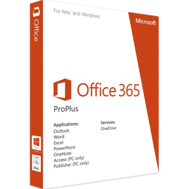 Microsoft Office 365 Account  Professional Plus License 32/64 Bit Activation Office & Softawre 5 Pc & Mac & Android